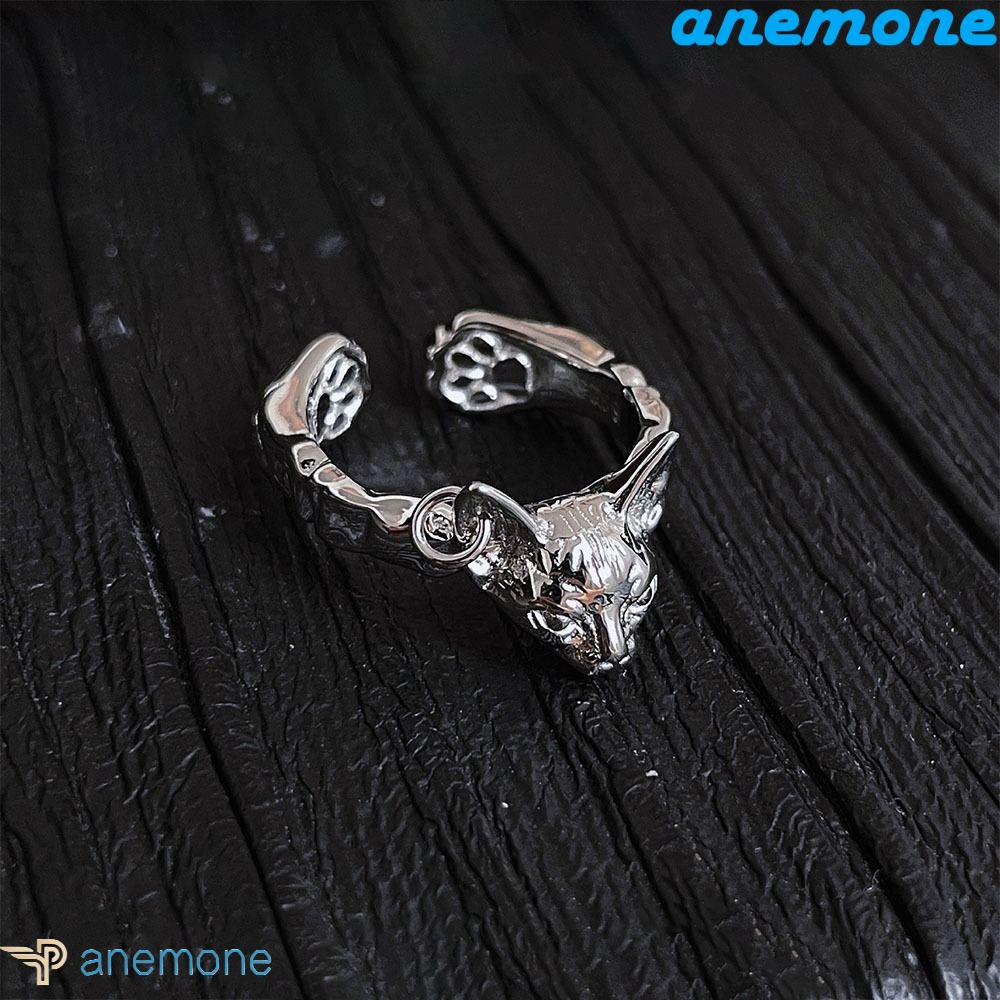 Nhẫn Hở Hình Mèo Bằng Đồng Cá Tính Thời Trang Hàn Quốc