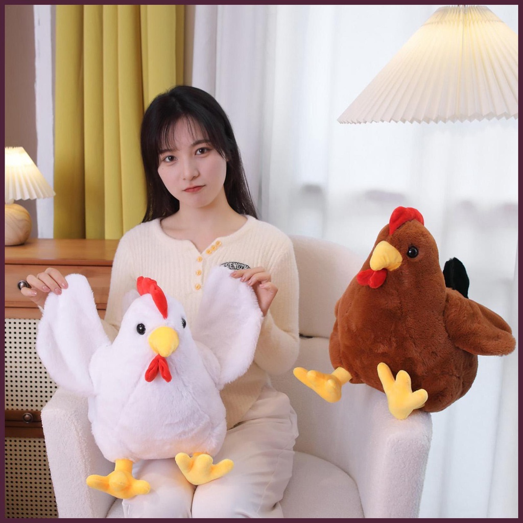 Thú Nhồi Bông Hình Chú Gà Velly Hoạt Hình 30CM Mềm Mại Đáng Yêu Cho Bé
