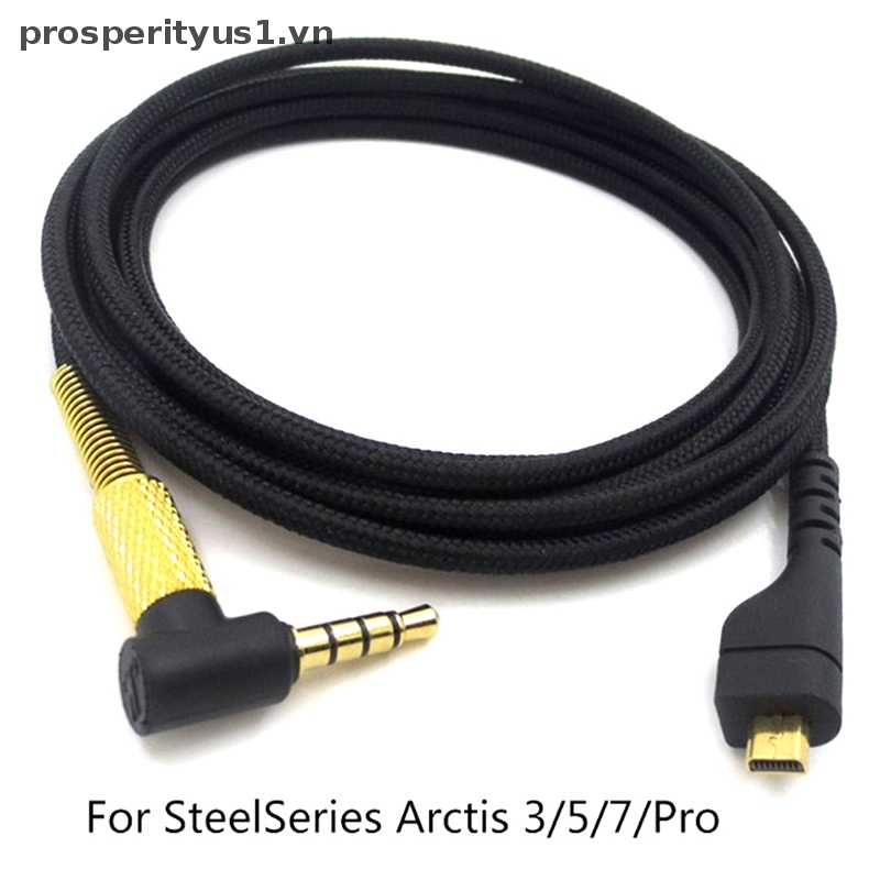 Dây Cáp Âm Thanh 3.5mm Thay Thế Chuyên Dụng Cho steelseries Arctis 3 / 5 / 7 / Pro