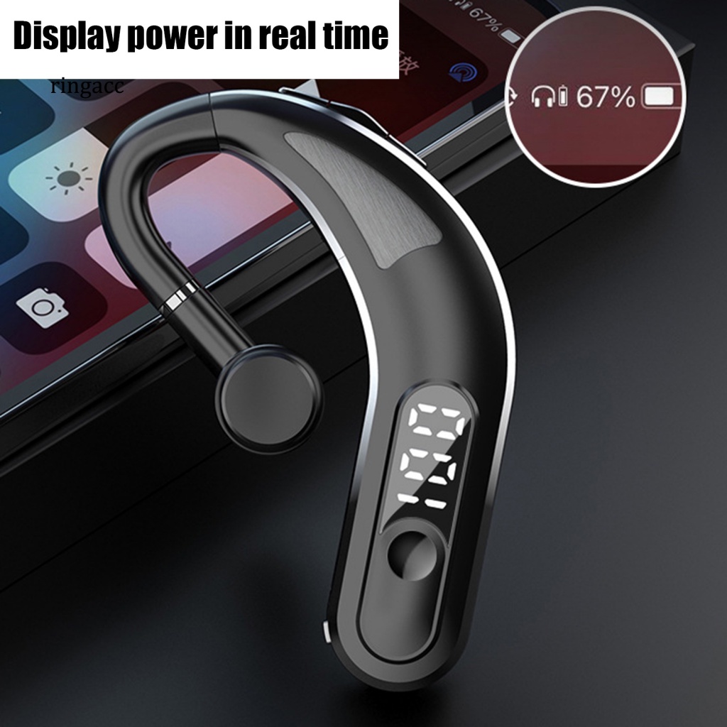 Tai Nghe Bluetooth RGA Móc Vành Tai Chống Thấm Nước Chuyên Dụng Cho Điện Thoại iOS