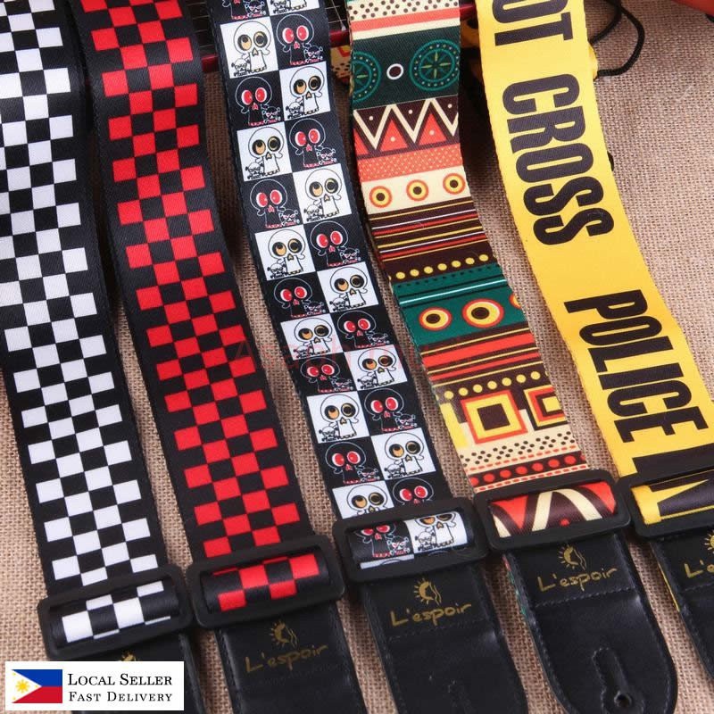 Dây Đeo Đàn guitar 1-20 Họa Tiết Dễ Thương