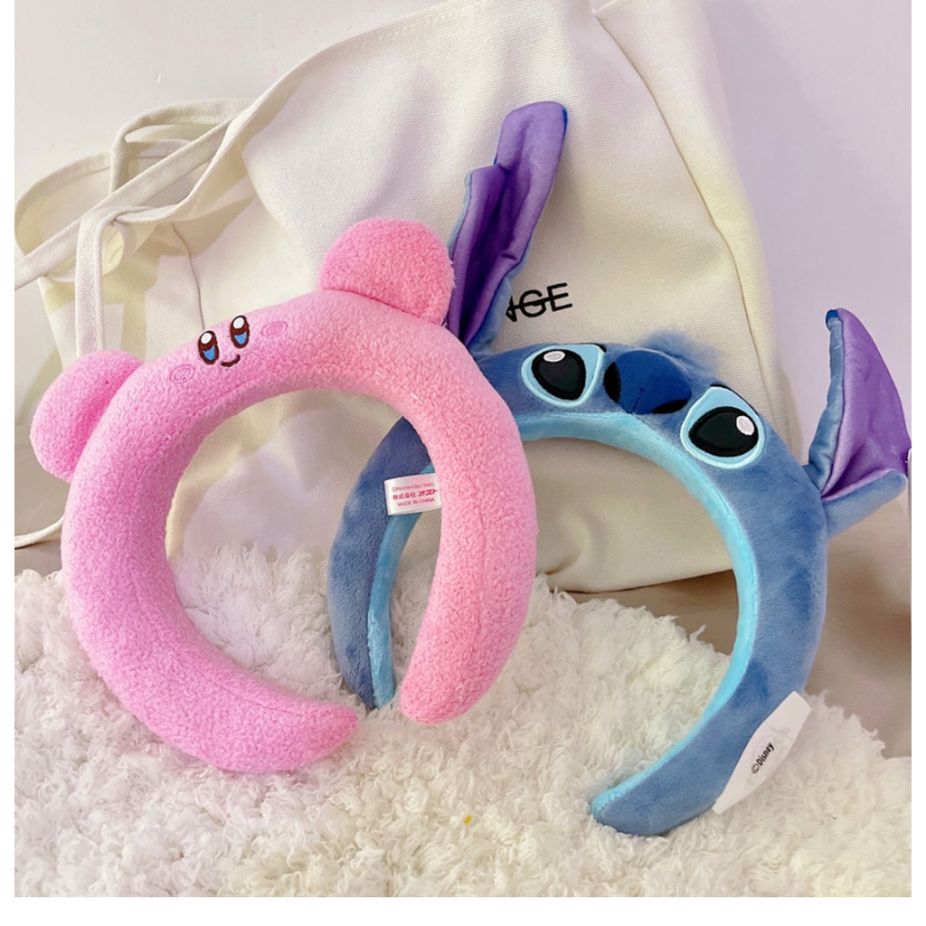 Băng Đô Cài Tóc Hình Nhân Vật Hoạt Hình Stitch Bằng Lông Nhung Xinh Xắn Cho Bé Gái 2023