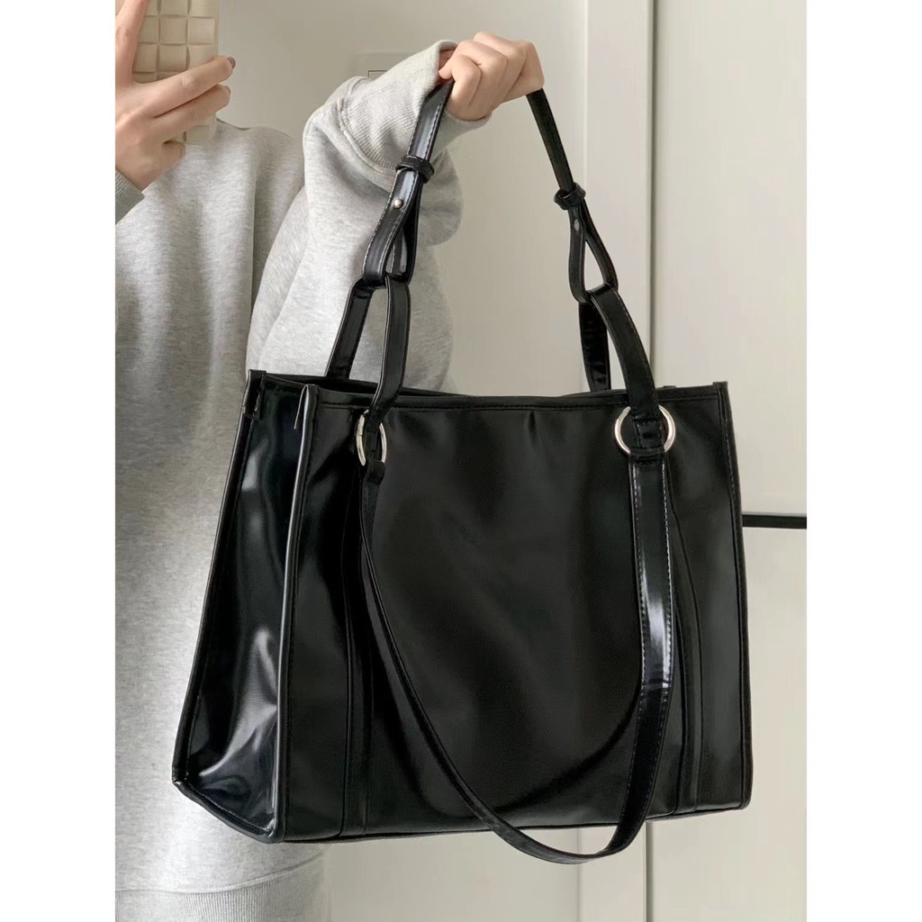 Túi Tote Đeo Vai Sức Chứa Lớn Phong Cách Retro Thời Trang 2023 Dành Cho Nữ