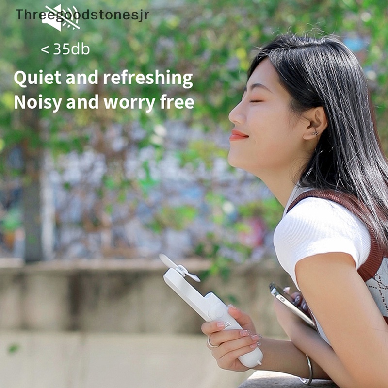 Quạt Mini Cầm Tay 2000mAh Sạc Cổng USB Tiện Dụng