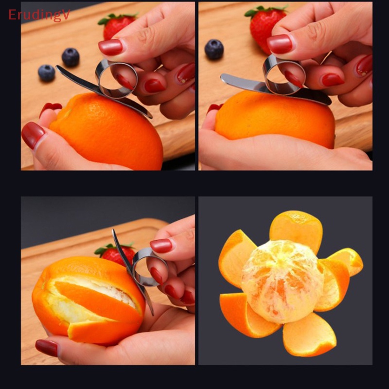 1 Dụng Cụ Lột Vỏ Cam Chanh Bằng Thép Không Gỉ [Mới] [Mới]