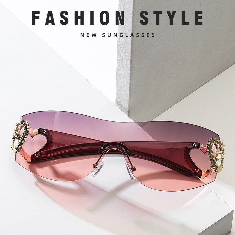 Kính Mát Gọng Vuông Kim Loại Thời Trang Cho Nam Nữ