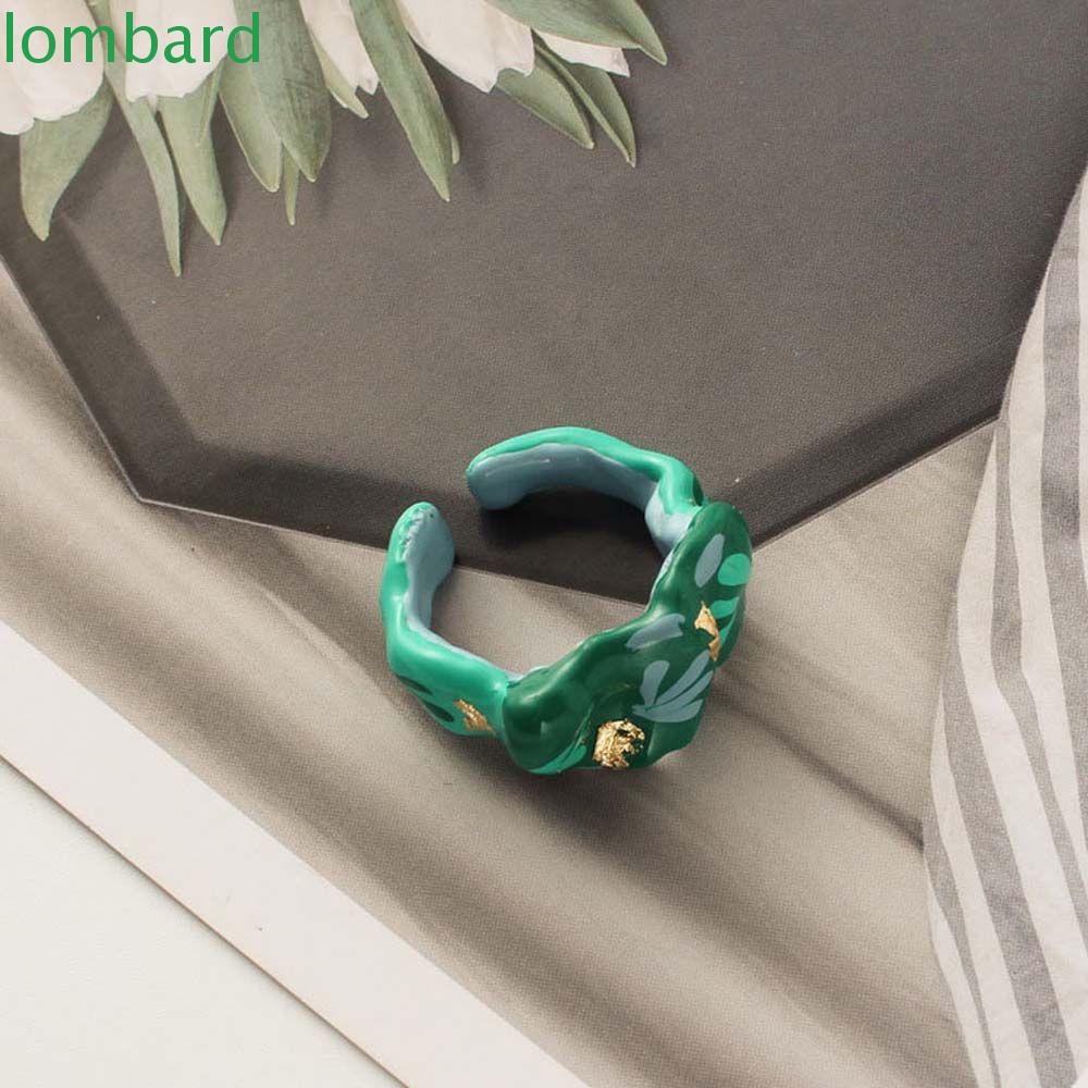 Nhẫn Hở Hình Học Nhiều Màu Thời Trang Hàn Quốc Cho Nữ