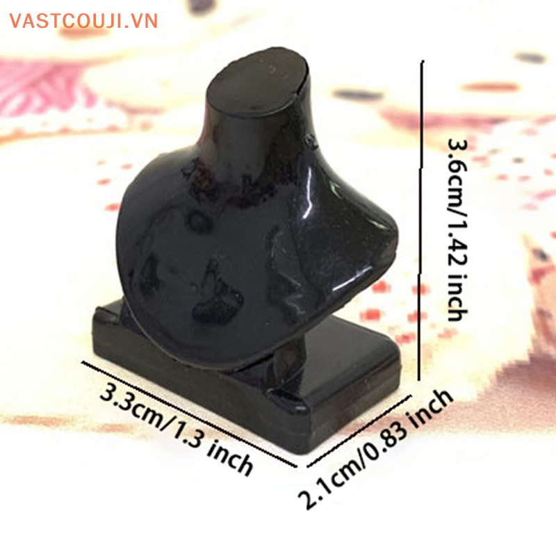 Set 5 Giá Trưng Bày Vòng cổ Màu Đen Cho Nhà Búp Bê