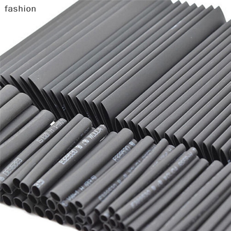 Thời trang 127pcs keo đen thời tiết Nhiệt thu nhỏ sleeving ống Ống Bộ phân loại VN