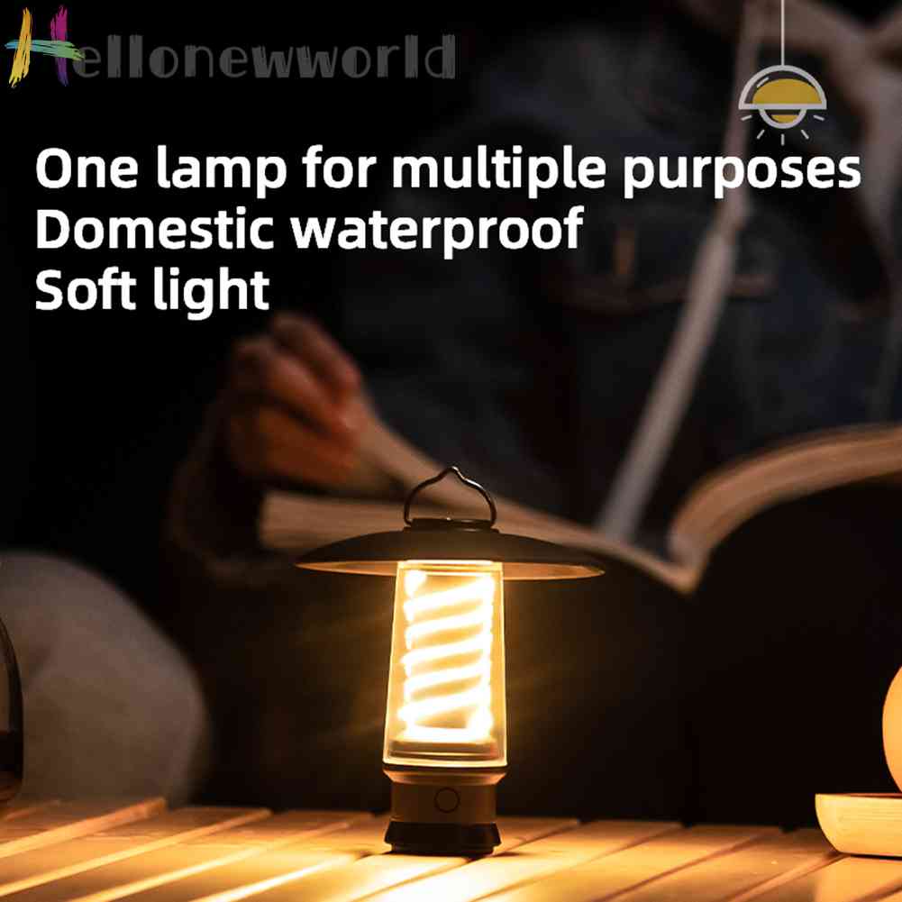 Đèn LED Cắm Trại Loại C Có Thể Sạc Lại Dùng Trong Trường Hợp Khẩn Cấp