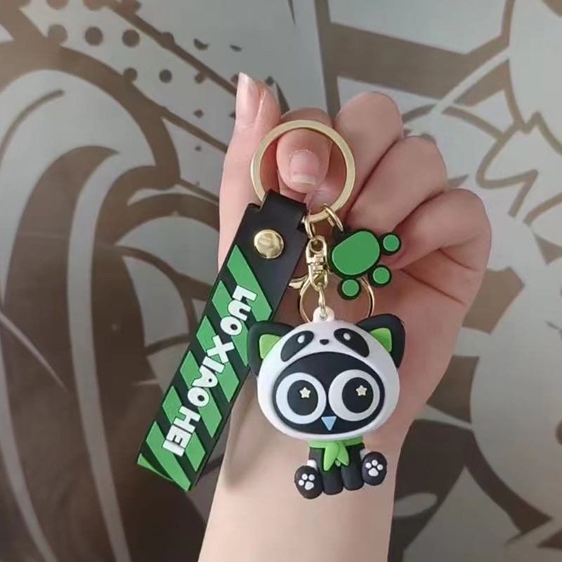 Móc Khóa Hình Búp Bê Luo Xiaohei Bằng Epoxy Độc Đáo Dễ Thương