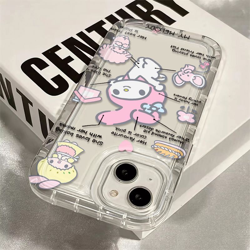 ✅Ốp Điện Thoại Mềm Trong Suốt Chống Sốc Họa Tiết Thỏ Cho Iphone 14 Medi 13 Xsmax 11 / 12 Xsmax pro 78p xr YC4Q