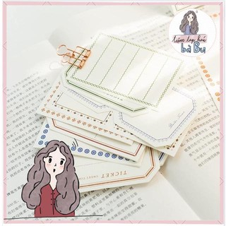 Set 100 labels lớn dùng để trang trí cổ điển