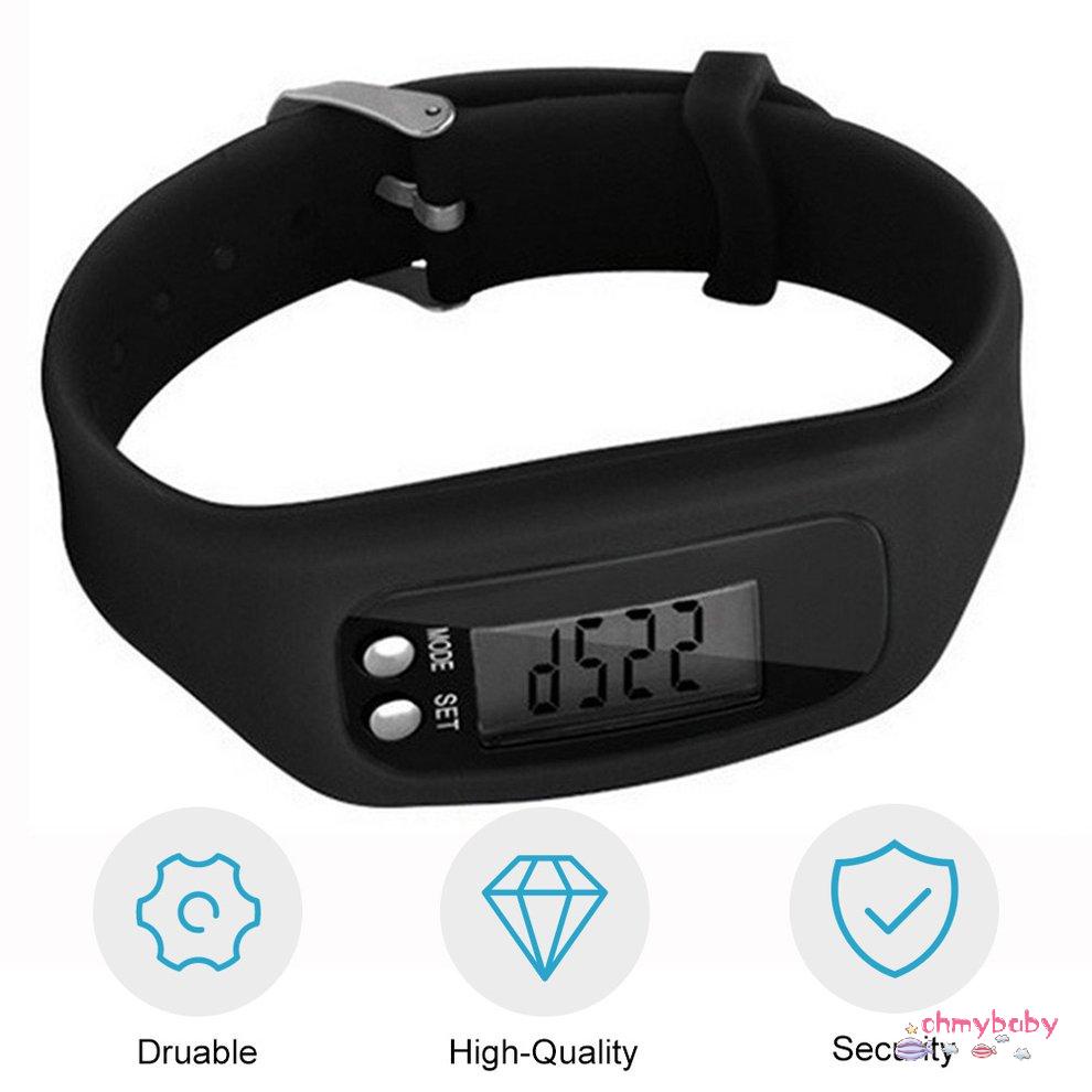 [Sẵn sàng] Đồng Hồ Thể Thao Đa Năng Vòng Tay Màn Hình LCD Kỹ Thuật Số Đo Quãng Đường Đi Chạy Bước Khoảng Cách Bộ Đếm Lượng Calo [P/17]