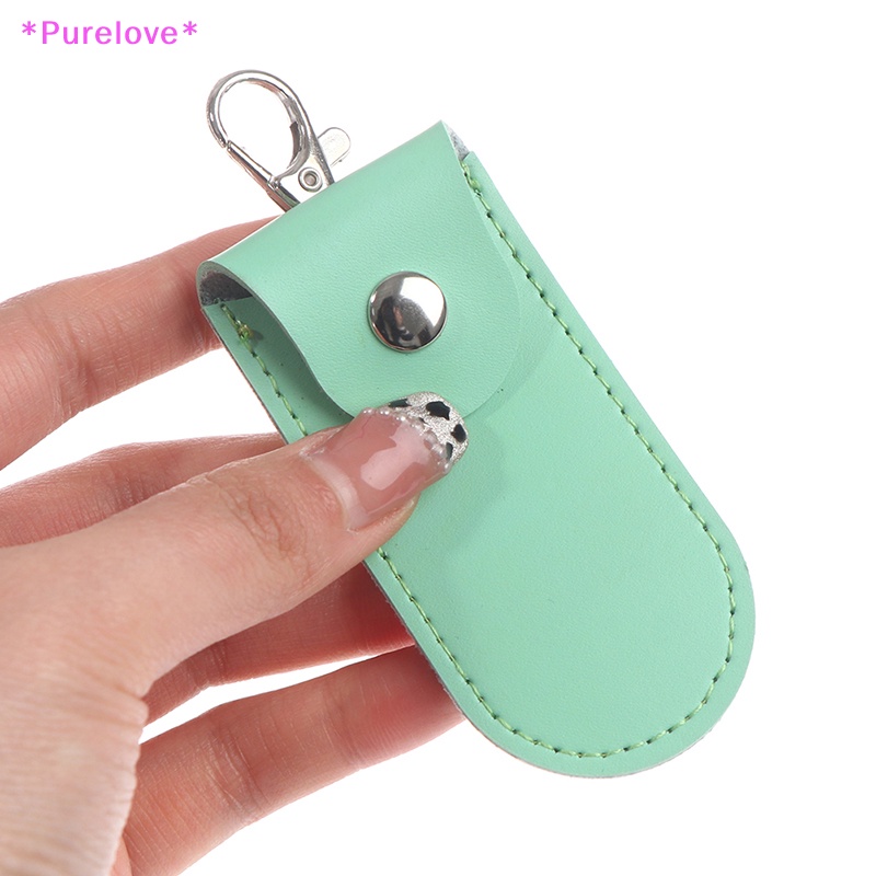 Túi Da Đựng Usb / Thẻ Nhớ Có Móc Khóa Tiện Dụng Mới