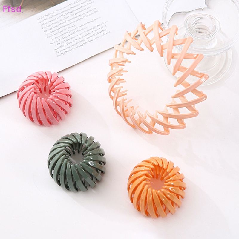 {Ffsd} Kẹp Tóc Đuôi Ngựa Hình Tổ Chim Đơn Giản Ma Thuật Cho Nữ * Hàng Bán Chạy