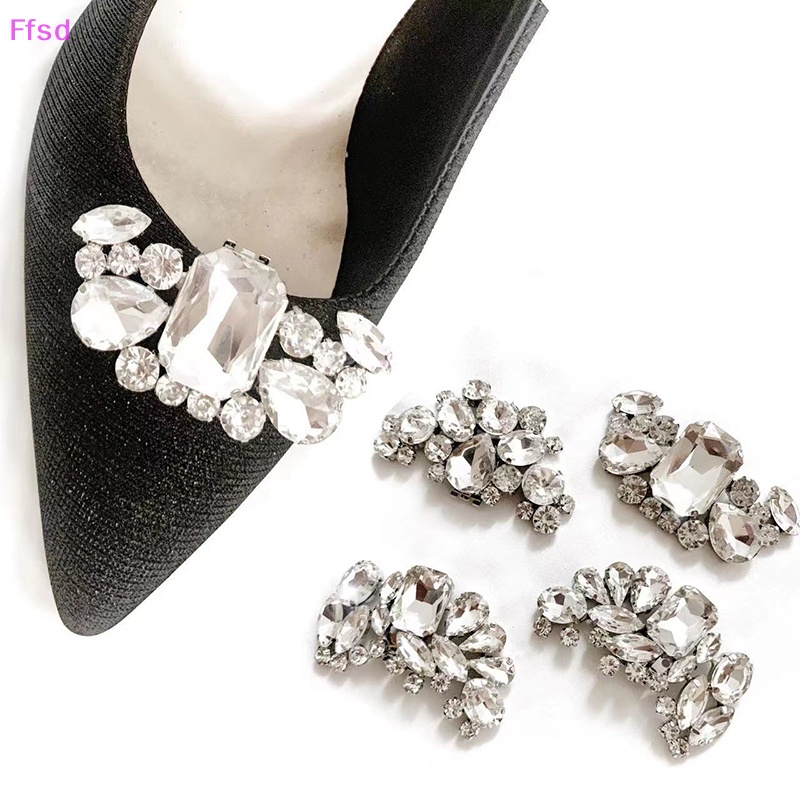 1 Kẹp Đính Đá Trang Trí Giày Cao Gót Lấp Lánh DIY