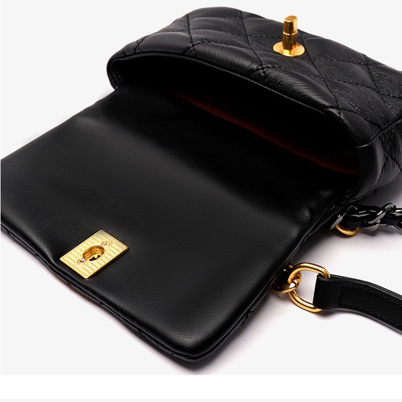 Túi Đeo Chéo mini Họa Tiết Hình Thoi Thời Trang Hàn Quốc Cao Cấp Cho Nữ