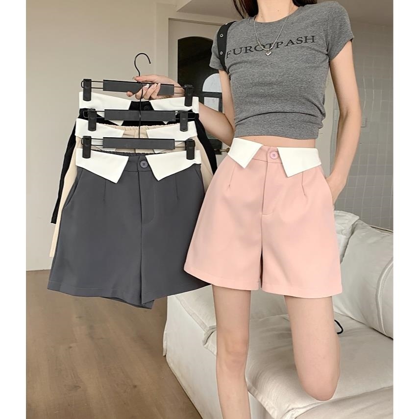 Lucidy Quần short đùi ngắn bigsize nhiều màu chất vải mềm mặc dễ chịu quần tây ống suông A24L0AP