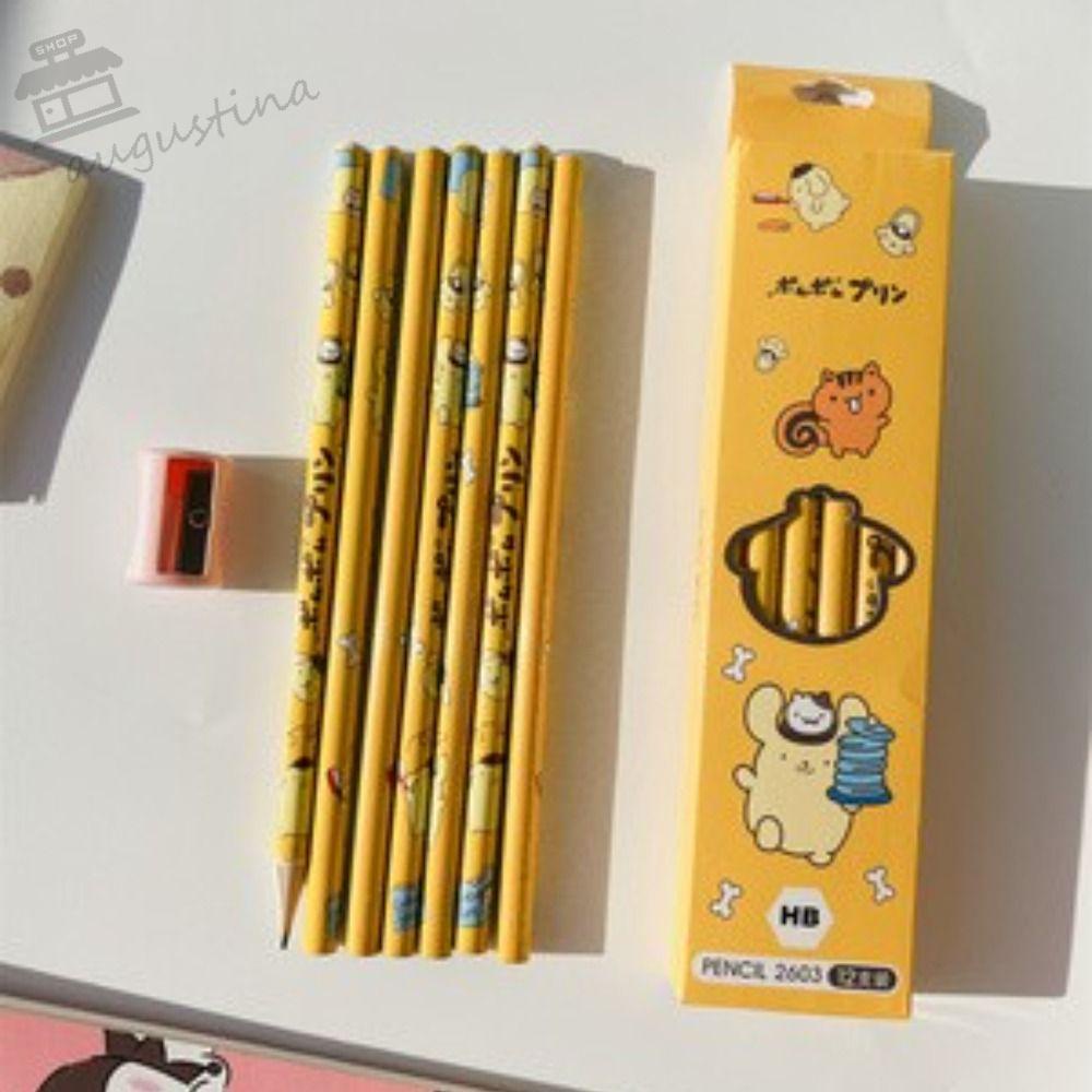 Bút Chì Vẽ Kuromi AUGUSTINA HB Họa Tiết Hoạt Hình Dễ Thương Làm Quà Tặng Cho Học Sinh / Văn Phòng