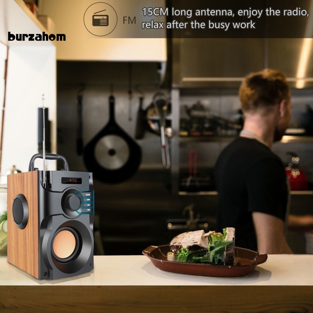 Loa Bluetooth Không Dây Âm Thanh Siêu Trầm Hỗ Trợ FM / TF / AUX / USB Mini Chất Lượng Cao