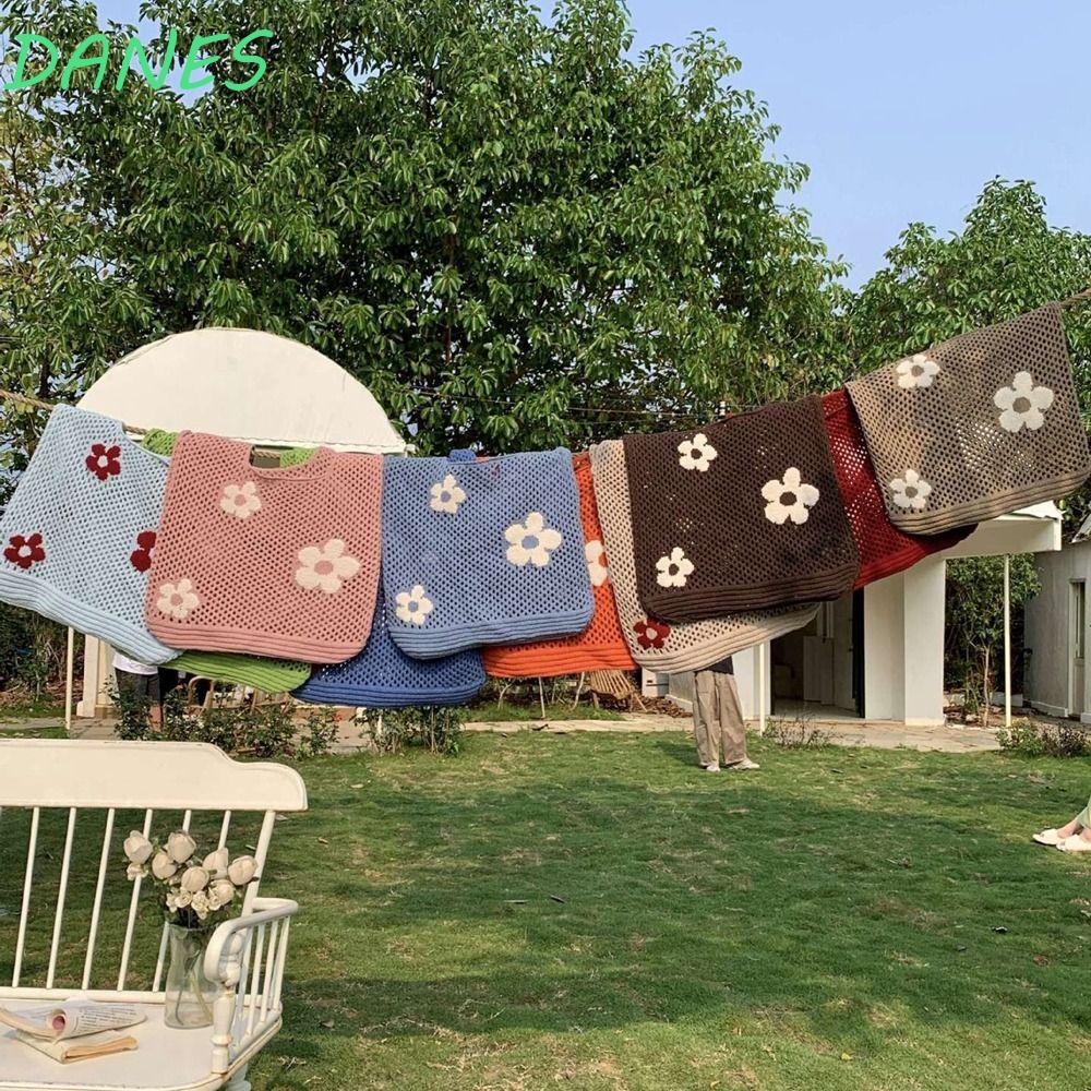 Túi Xách Đan Len Sức Chứa Lớn Phong Cách Bohemian Thời Trang Cho Nữ