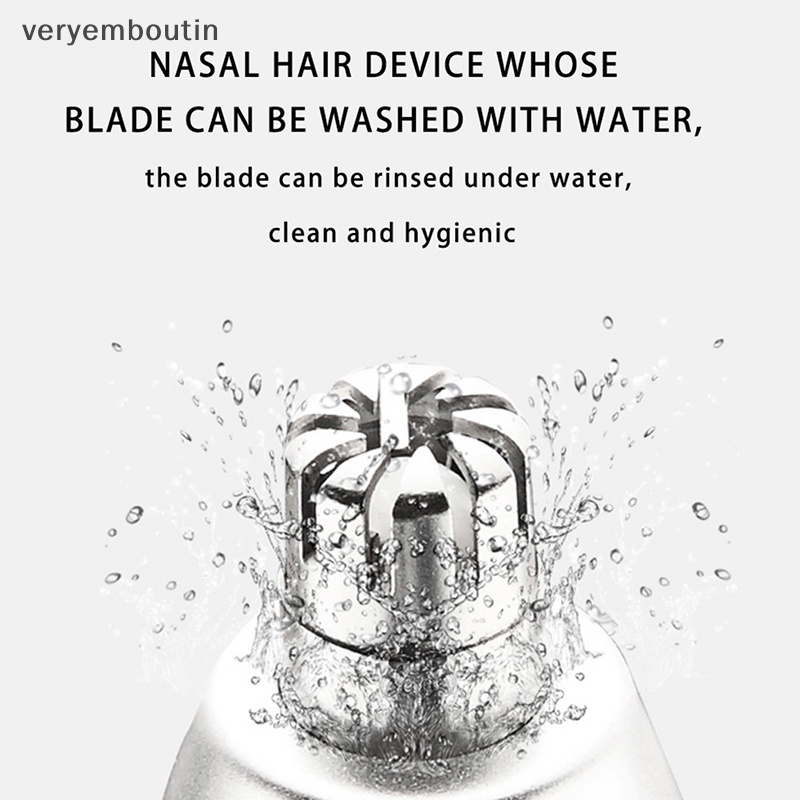 Bộ Tông Đơ Cắt Tóc Mũi Chống Thấm Nước Sạc USB Tiện Lợi