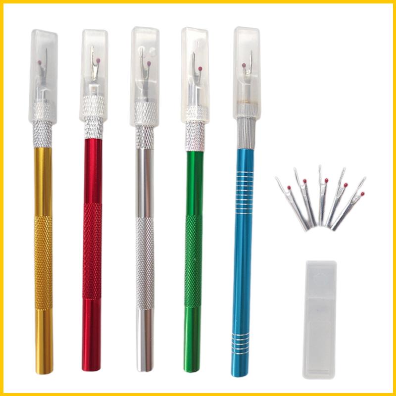 Zone Bộ Dụng Cụ May Vá Với Tay Cầm Kim Loại Và Vỏ Trong Suốt