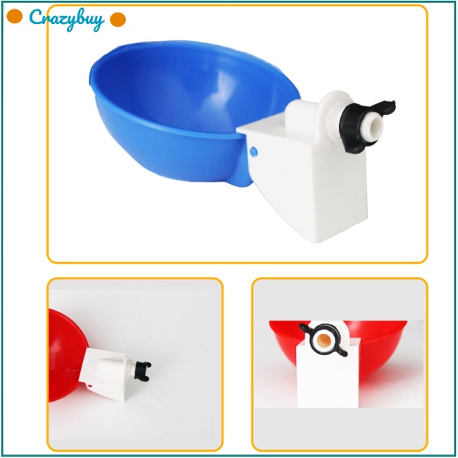 Cr Cốc Uống Nước Tự Động Dày Dặn Cho Gà / Bồ Câu