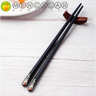 Set 6 đôi đũa sợi thủy tinh chống trượt hình hoạt hình 24cm