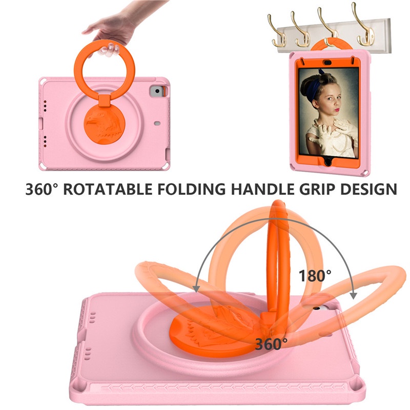 Ốp Máy Tính Bảng EVA Chống Sốc Có Tay Cầm Và Dây Đeo Cho iPad Mini 1 2 3 4 5 2019 7.9 inch