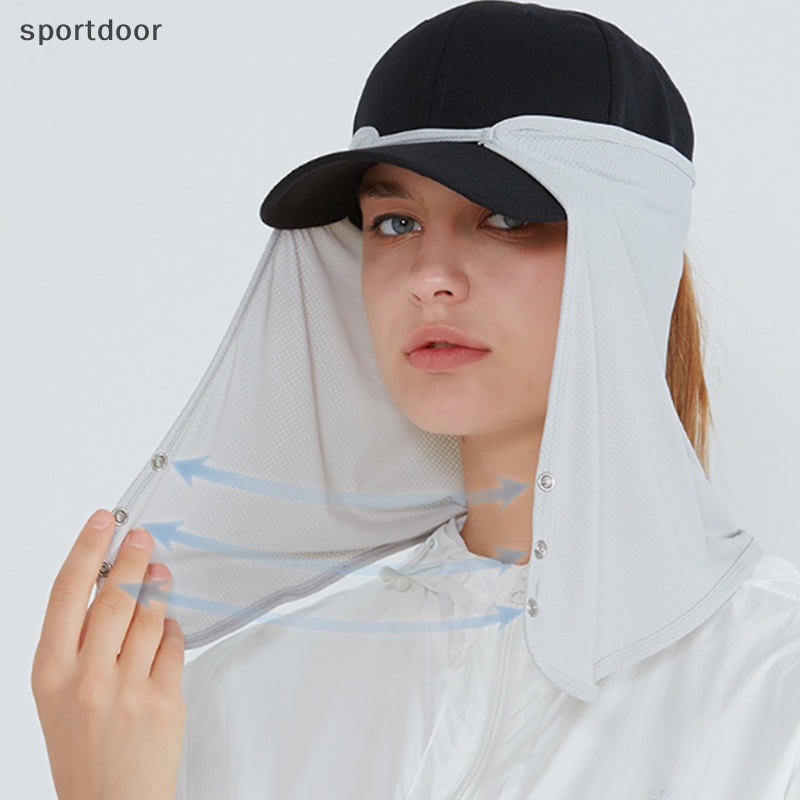 Mũ Lưỡi Trai Có Tấm Che Mặt Và Cổ Chống Tia UV Nhanh Khô Tiện Dụng Chơi Thể Thao / Golf