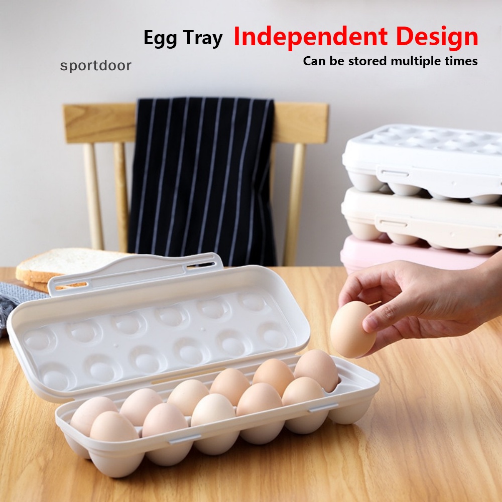 Giá Đỡ Trứng 12 Ngăn Tiện Dụng Mang Theo Du Lịch Dã Ngoại