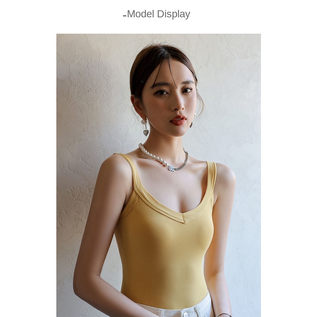 Áo Croptop Sát Nách 100% Cotton Có Mút Ngực Size S-XL