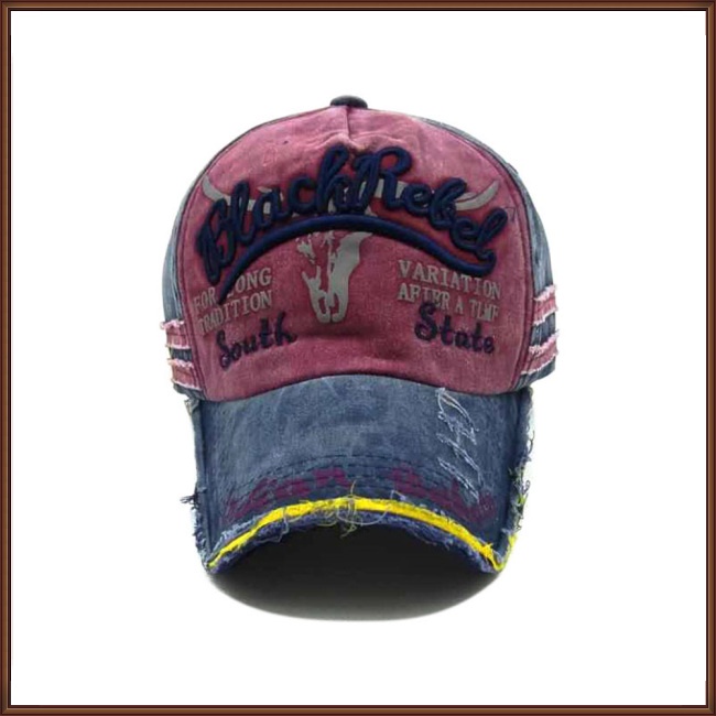 Mũ Lưỡi Trai Thoáng Khí In Chữ Phong Cách Vintage Thời Trang