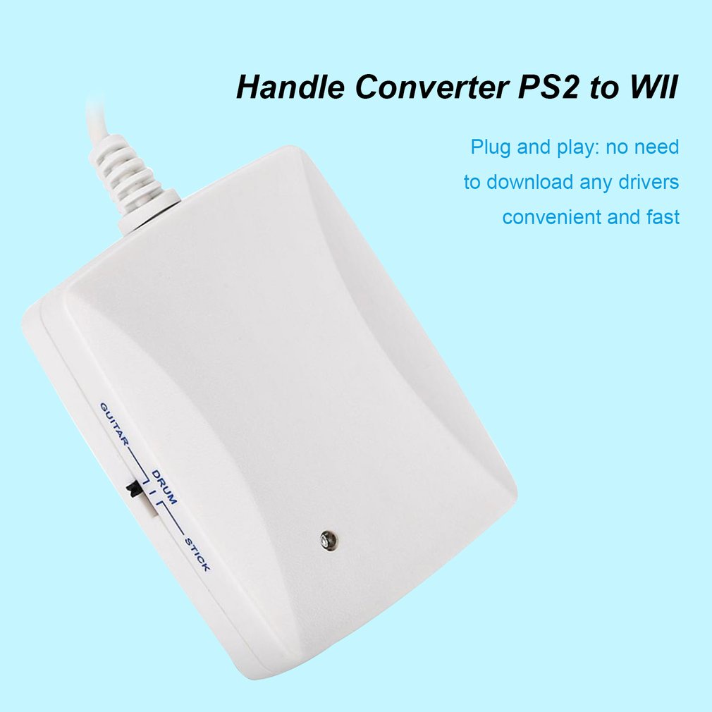 Ruitroliker Game Controller Converter Adapter Cable For Ps2 To Wii Port Gamepad Connectors [Q/14]
