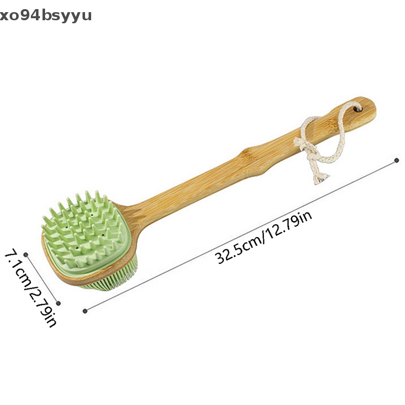 Bàn Chải Tắm Bằng Silicon Có Tay Cầm Xo94Bsyu Tiện Dụng