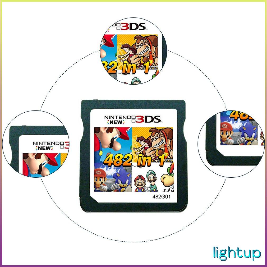 Thẻ Trò Chơi Nds 482 Trong 1 Kết Hợp 3Ds Cassette Ds Cho Nintend