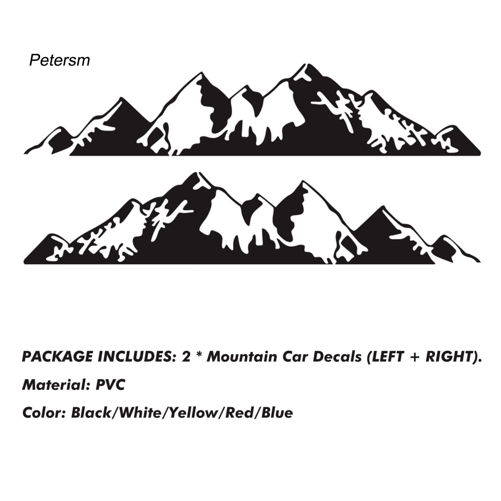 Set 2 Đề Can Dán Trang Trí Xe Hơi Chịu Nhiệt Độ Cao Tháo Rời Được Tiện Lợi