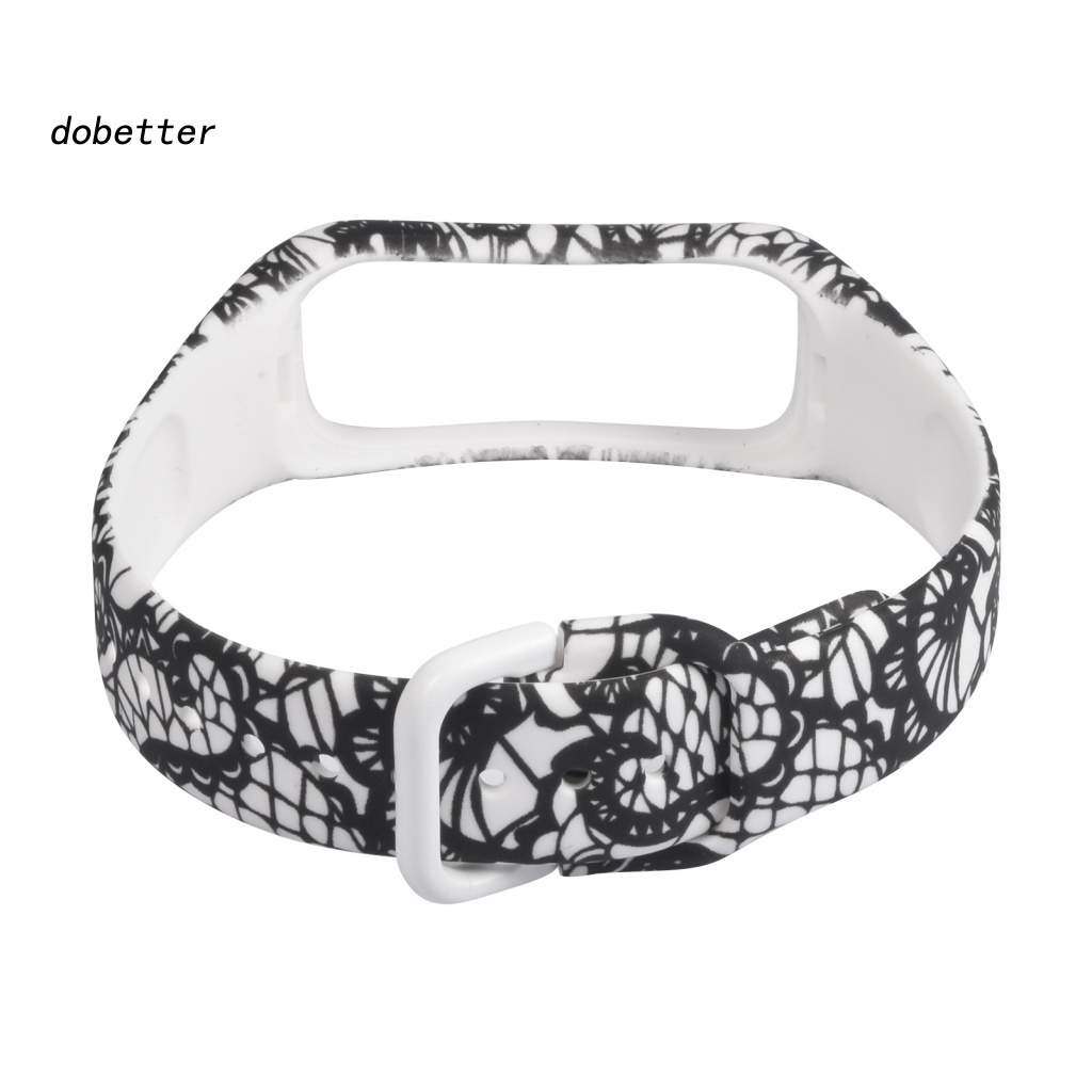 Dây Đeo Cổ Tay In Họa Tiết Rằn Ri Thân Thiện Với Da Cho Samsung Galaxy Fit-e SM R375