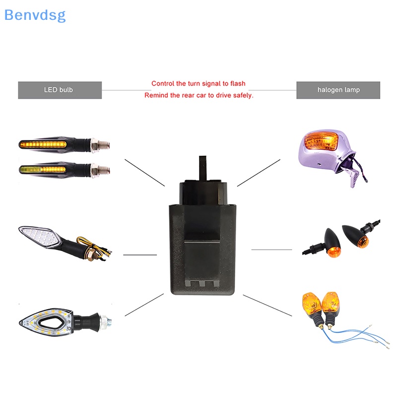 Rơ Le Đèn LED Nhấp Nháy Điện Tử Chuyên Dụng Cho Xe Mô Tô