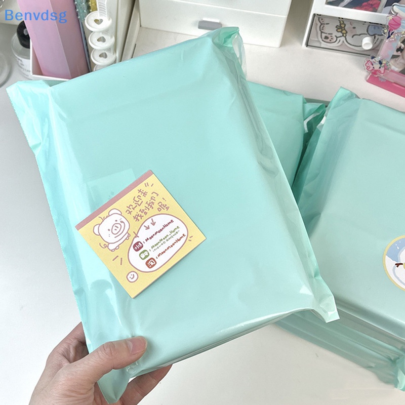 Set 10 Túi Nhựa Đựng Tài Liệu Tự Dính Màu Trắng