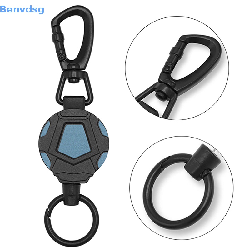 1 Móc Chìa Khóa Co Giãn Chống Thất Lạc Có Thể Thu Gọn Dễ Dàng Cho Leo Núi Ngoài Trời