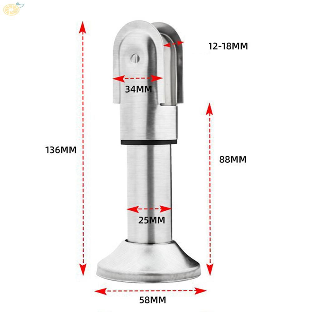 【VARSTR】Strong Bearing Toilet Partition Bracket | Stainless Steel Material &amp; Durability