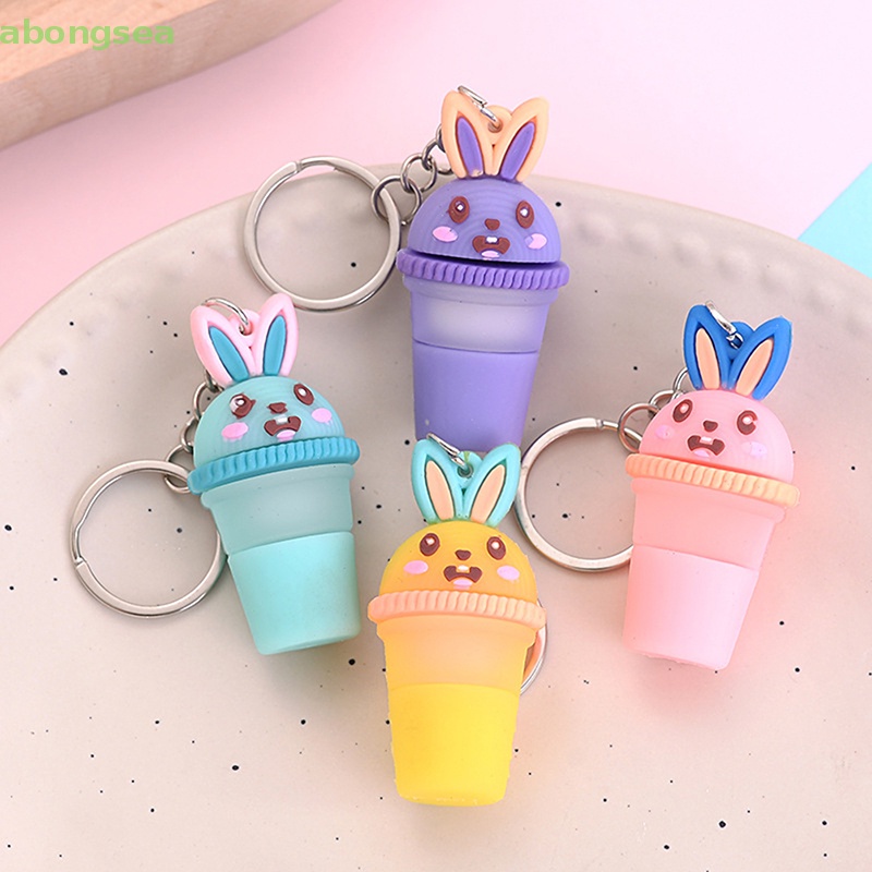 Abongsea Móc Khóa Hình Cây Kem Ba Chiều Sáng Tạo