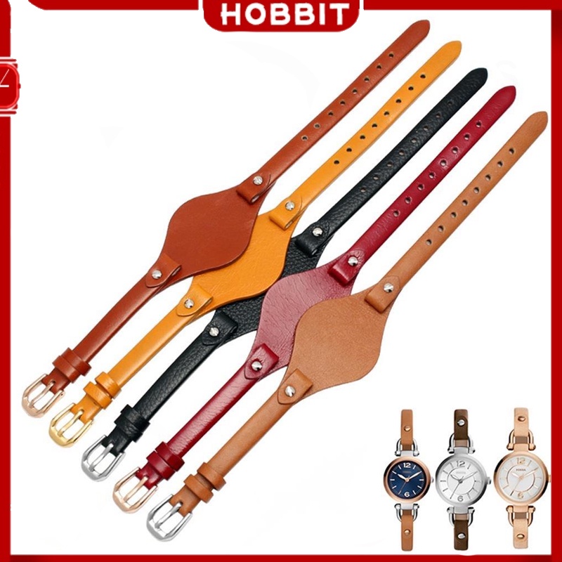 Dây Đeo Thay Thế Chất Liệu Da Bò Thật Cao Cấp Cho Fossil ES2830 ES3565