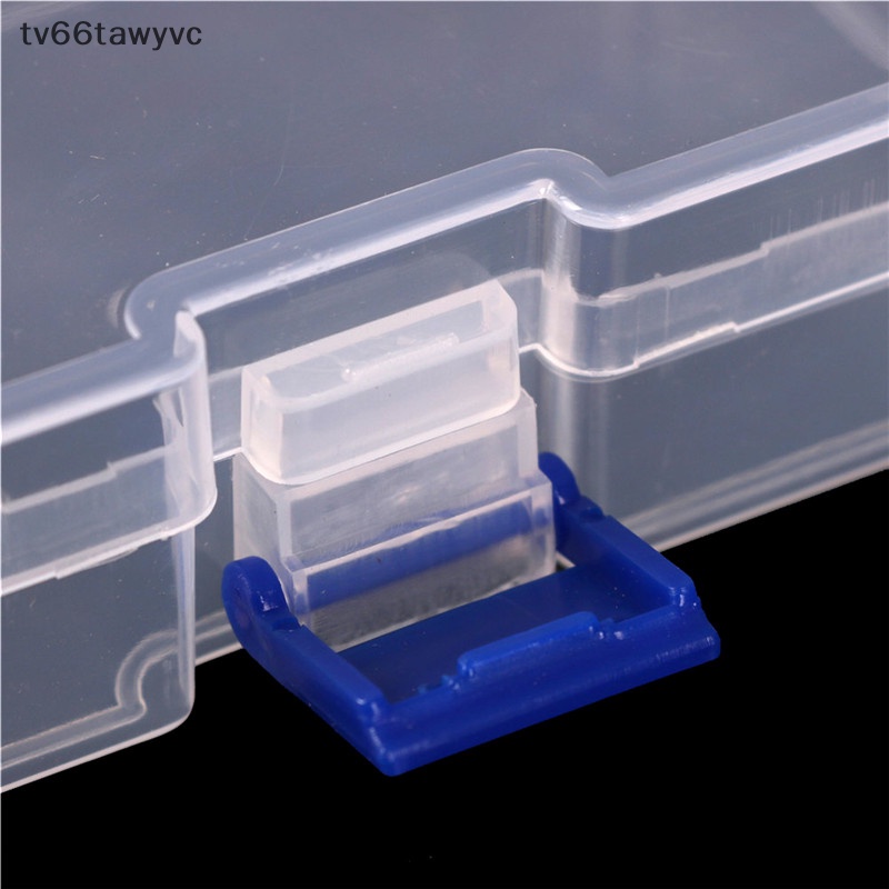 Nhựa rõ ràng các bộ phận lưu trữ hộp đồ trang sức thủ công container Organizer trường hợp mới