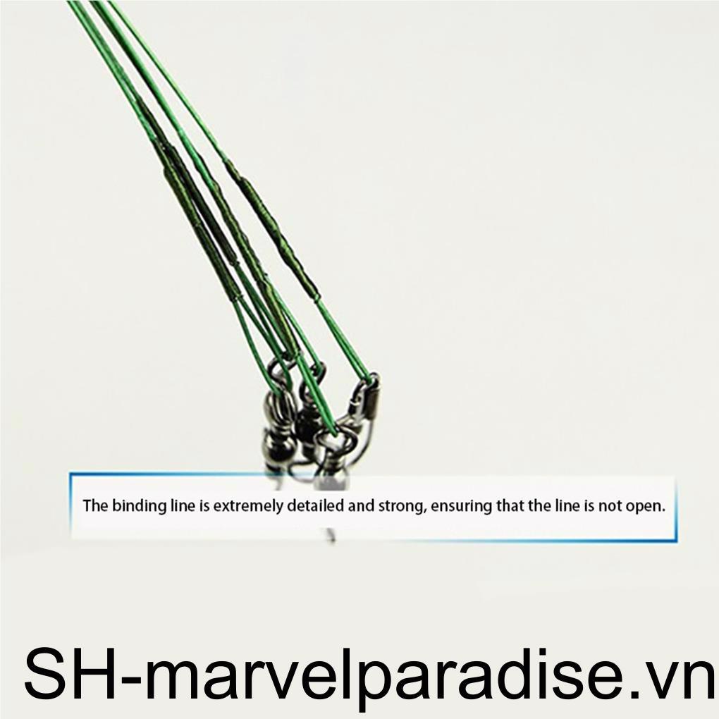 Set 20 Phụ Kiện Dây Câu Cá Bằng Thép Không Gỉ Chống Ăn Mòn