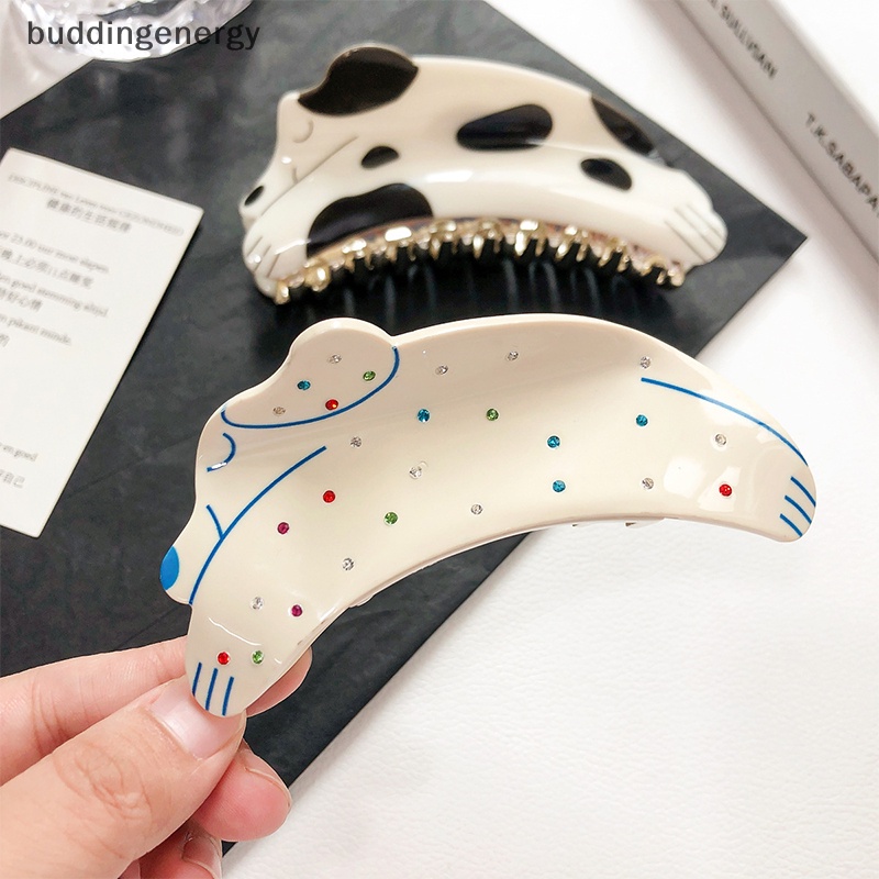 {BUDDI} Mới Kẹp Tóc Đính Đá Hình Chó Dalmatian Đáng Yêu Cho Nữ {BUDDI}