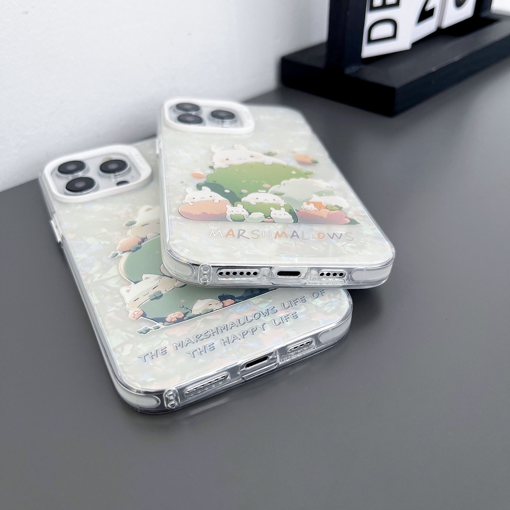 Ốp Điện Thoại TPU Silicon Mềm Trong Suốt Chống Sốc Phối Kim Tuyến Hoạt Hình Cho iPhone 13 12 PRO MAX 14 Plus